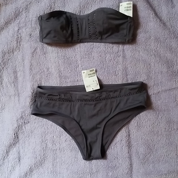 H&M bandeau top bikini bathing suit - Picture 1 of 4